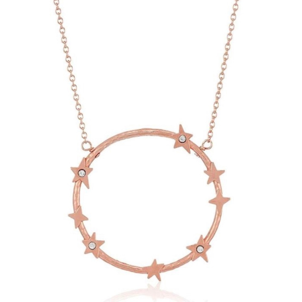 Dogeared Infinity Star Halo Chain Necklace